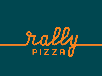 Logo Design, Rally Pizza design logo