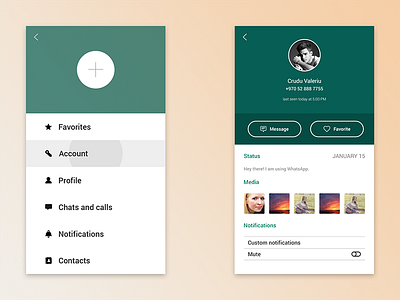 Daily UI - Profile Settings #007 app dailyui mobile uiux