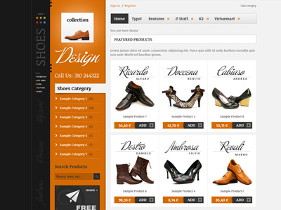 Collection - eshop Joomla Template