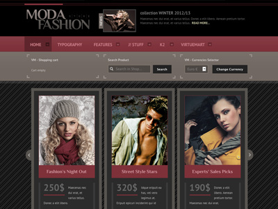 Moda - Joomla Template