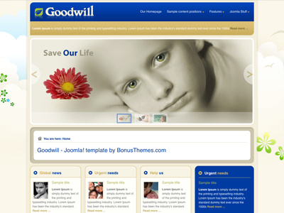 Goodwill - Joomla Template