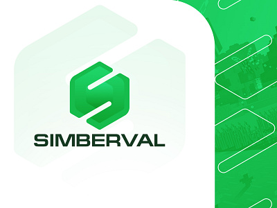 SIMBERVAL - Minecraft project logo branding concept logo logotype moonstudio simberval simberval