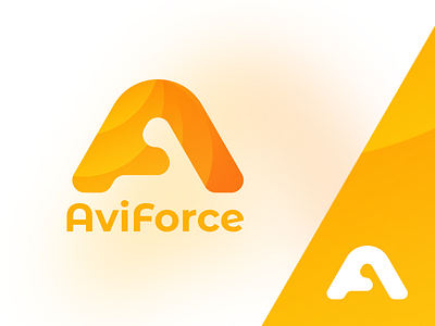 AviForce - Minecraft project logo aviforce branding concept logo logotype moonstudio