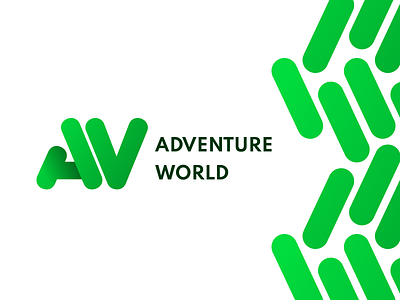 AdventureWorld - Minecraft project logo adventureworld branding concept logo logotype moonstudio