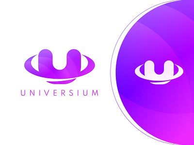 Universium - Minecraft project logo branding concept logo logotype moonstudio universium