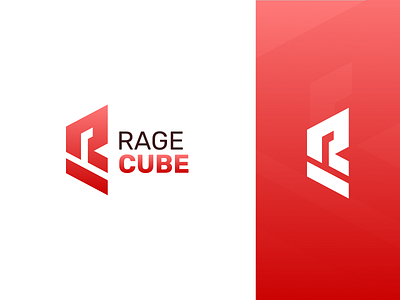RageCube - Minecraft project logo branding logo logotype moonstudio ragecube