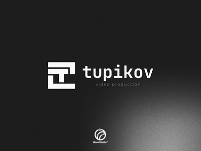 Tupikov - Video production project logo branding concept logo logotype moonstudio tupikov