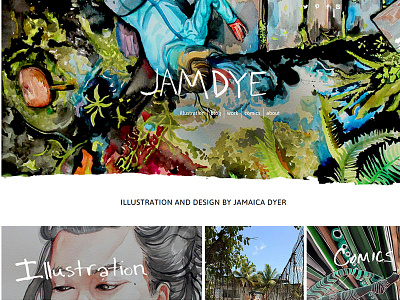 Jamdye.com development portfolio website