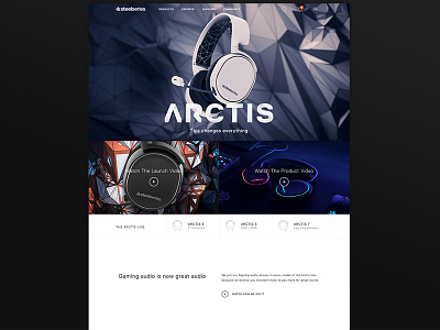 Arctis - Launch Page