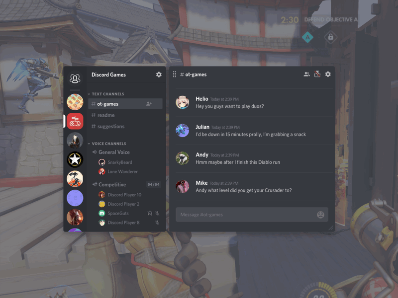 Overlay Redesign With Text Chat By Daniel Destefanis For Discord On Dribbble