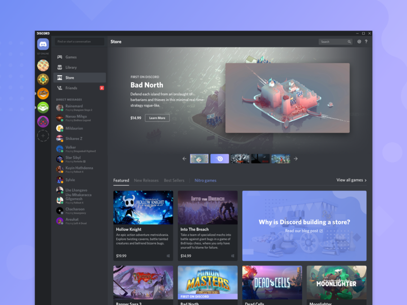 The Discord Store is live! by Daniel Destefanis for Discord on Dribbble