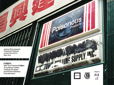 Poisonous Products: Skate Video art direction design print advertising