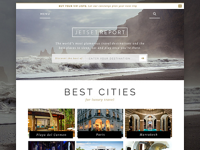 Luxury Travel Responsive Website branding live luxury mobile redesign responsive travel ui ux vimeo web website