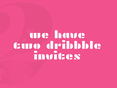 dribbble invites 2 dribbble invites flamingo flat design invitations invites new pink recruits two