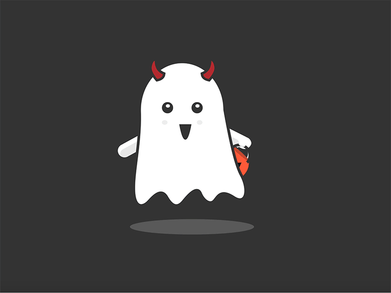 Bouncing Ghost animation fun ghost principle