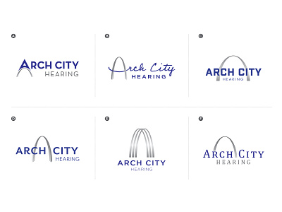 Arch City Hearing Logo Concepts