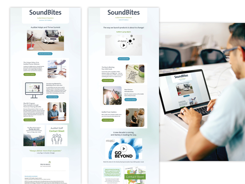 SoundBites Email Design design