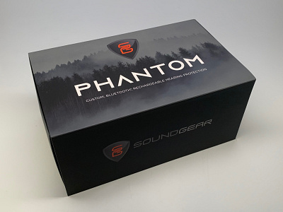 Phantom Packaging branding design logo