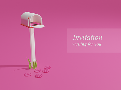 Dribbble Invitation wait for someone... dribbble invite