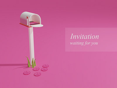 Dribbble Invitation wait for someone...