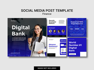 Finance Social Media Template design instagram instagram post instagram template template