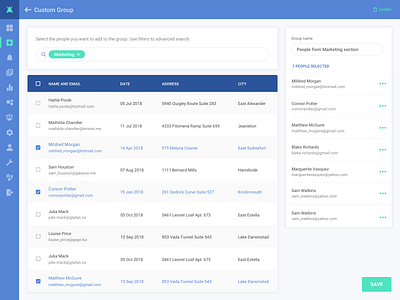 Idea for Admin Interface admin dashboard list skech ui ux webdesign