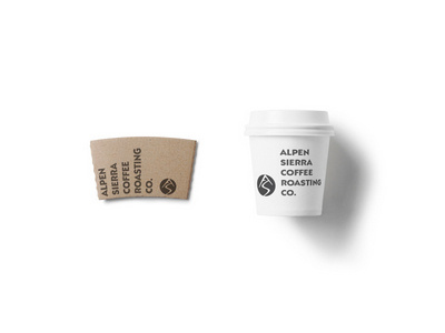 Alpen Sierra Coffee Roasting Company packaging