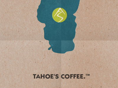 Alpen Sierra Coffee Roasting Company packaging poster design