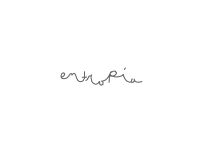 Entropía handmade logo type