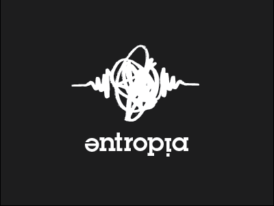 Entropía handmade logo type