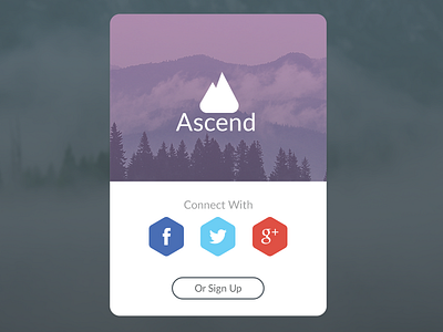 Ascend Connect sign up social connect