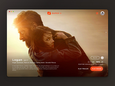 Movie Details, Super 8 desktop desktop app movie app movie details shadows