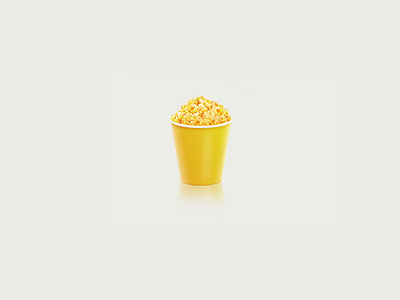 Popcorn icon popcorn yellow