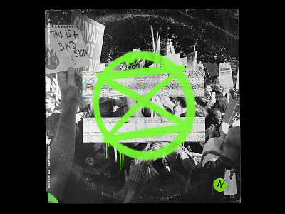 Photo-Album Art - Extinction Rebellion March album album art album artwork design graphic design photography