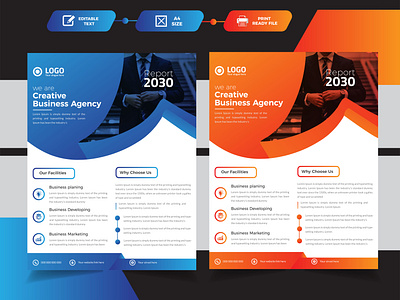 Corporate Business Flyer Design Template