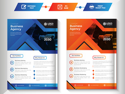 Corporate Business Flyer Design Template