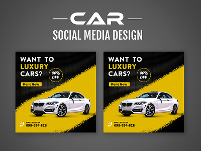 Car Social media design