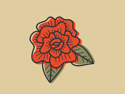 Rose branding design flower illustration rose