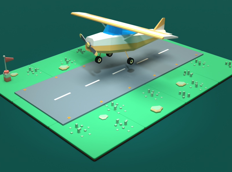 Asset Daily build Propeller Plane by Werner Pienaar on Dribbble