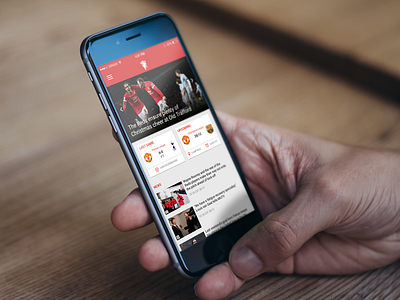 Man United App Redesign