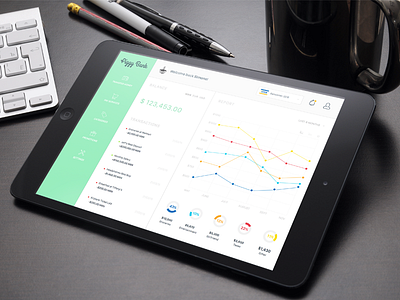Piggybank iPad UI