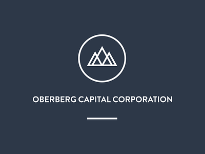 Oberberg Logo banking capital diamond logo money oberberg