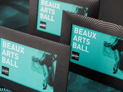 AIGA Beaux Arts Ball concepting design environmental graphics event print