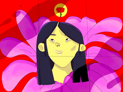 I am that red rose. character character design characterdesign design digitalart graphics illustration illustrator