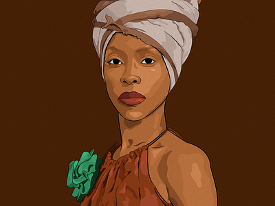 Erykah Badu Illustration