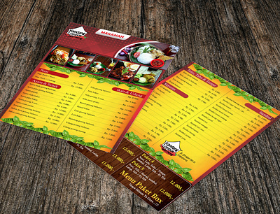 Kandang Lombok Waroeng Menu List design