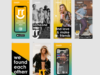 meetrr amp frontend google amp landingpage meetrr mobile app design mobile ui mobile ui design mobileappdesign