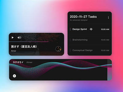 20201127 Widget Design practice ui ux