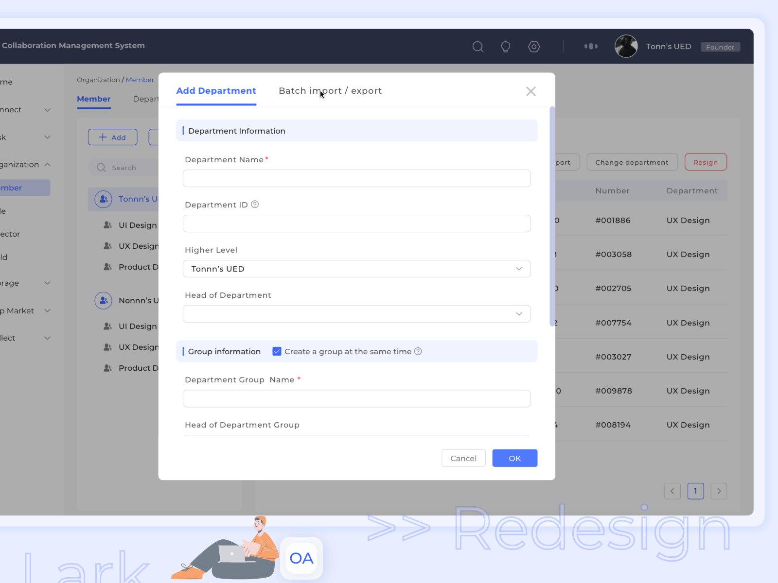 20210709 OA System Redesign practice ui ux