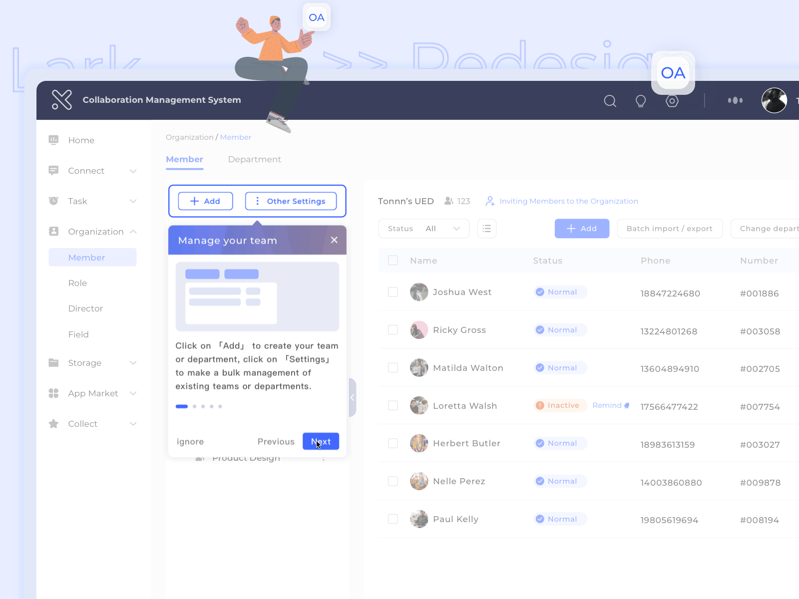 20210712 OA System Redesign practice ui ux